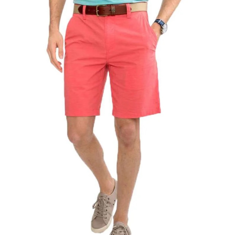 🥭EUC - SOUTHERN TIDE MENS COTTON SUMMER SHORTS- MANGO COLOR🥭